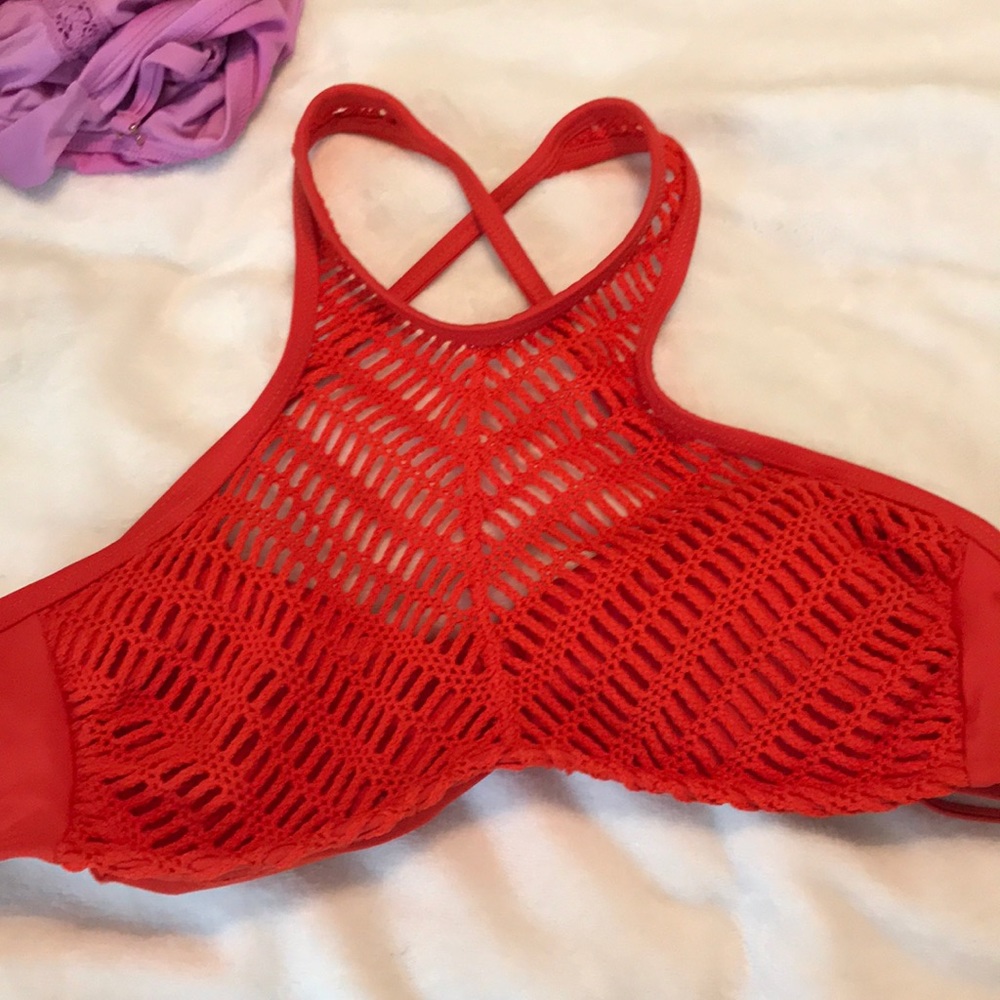 crochet bathing suit top
